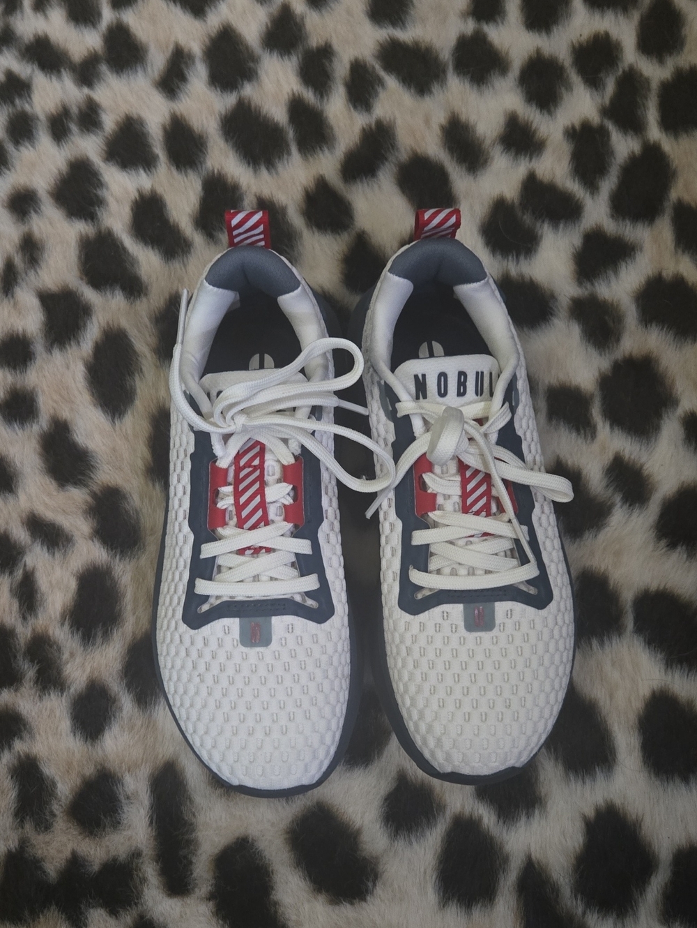 NOBULL White, Red & Navy Women's Training Sneakers